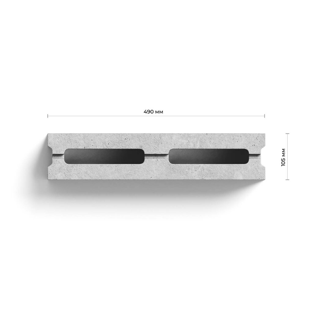 Блок 49x25x10,5 см