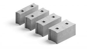 Фундаментні блоки різних розмірів