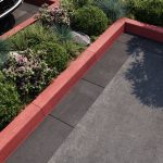 Бордюр тротуарний червоний