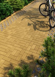 Бруківка цеглинка гірчична