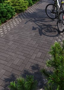 Бруківка цеглинка чорна