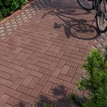 Бруківка цеглина коричнева