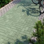 Бруківка цеглина зелена