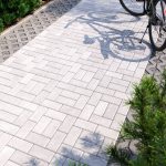 Бруківка кірпіч біла