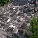 Бруківка цеглина дизайн Антрацит