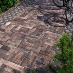 Тротуарна плитка кірпіч дизайн Кобальт