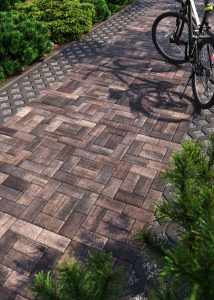 Тротуарна плитка кірпіч дизайн Кобальт