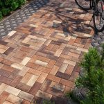 Тротуарна плитка цегла дизайн Пісковий