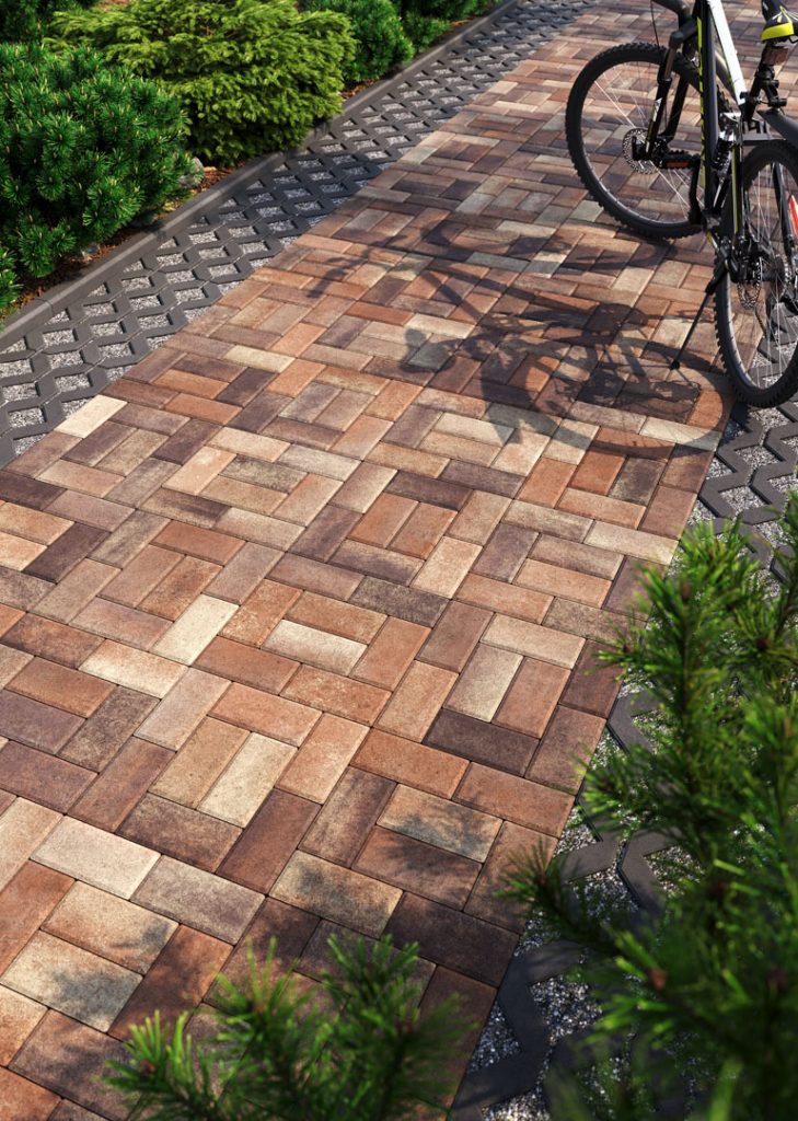 Тротуарна плитка цегла дизайн Пісковий