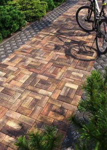 Тротуарна плитка цеглина дизайн Променада