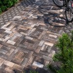 Бруківка цеглинка дизайн шоколаж