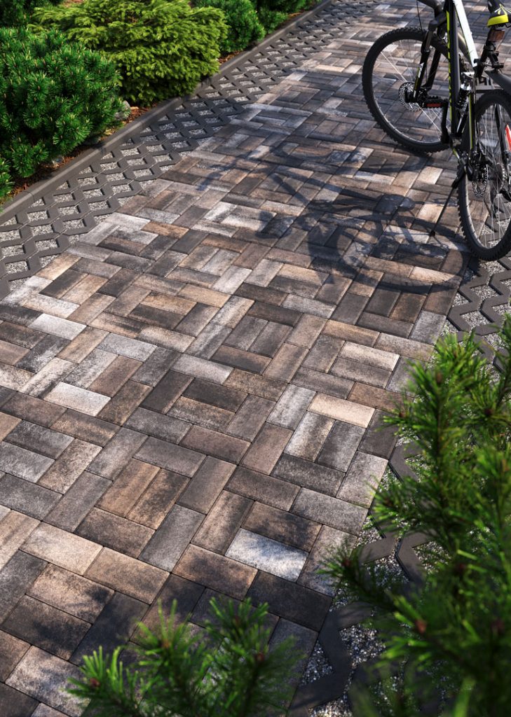 Бруківка цеглинка дизайн шоколаж