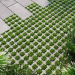 Тротуарна плитка-решітка міні сіра