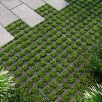 Бетонна газонна решітка міні чорна