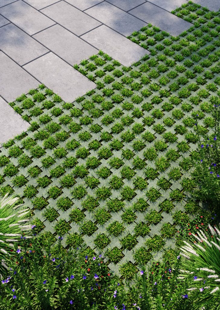 Газонна рештіка міні зелена