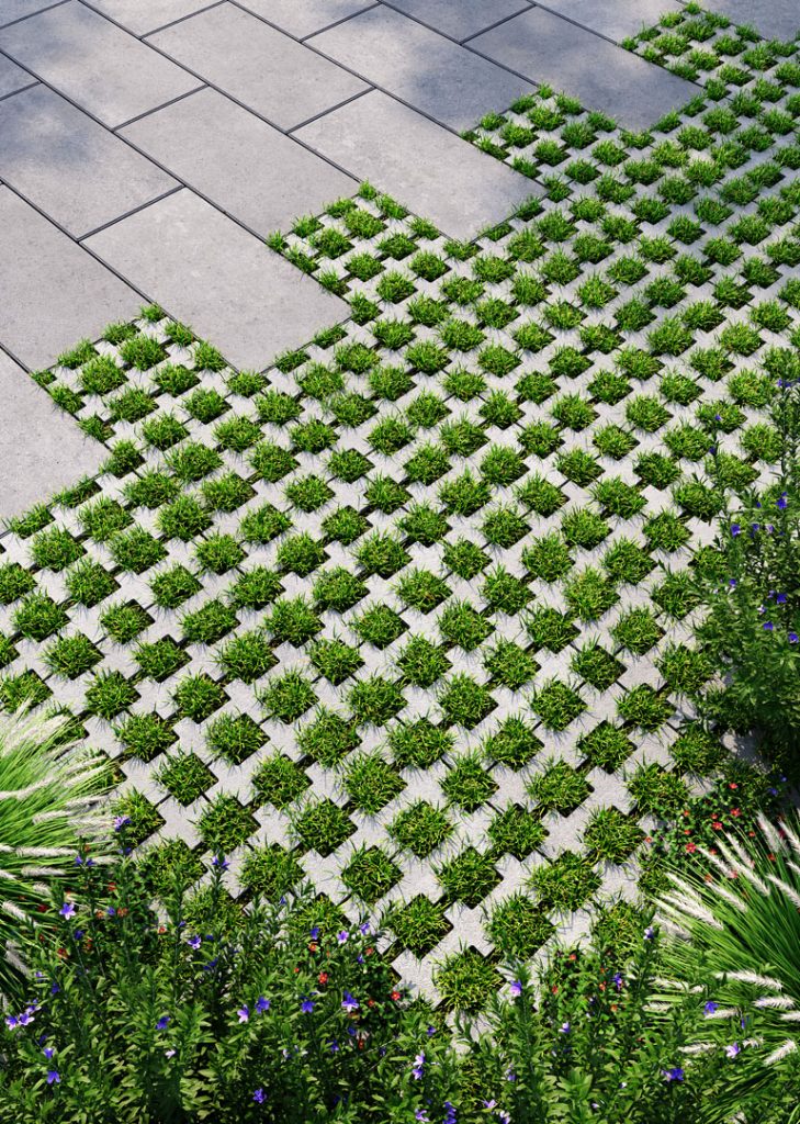 Бруківка рештіка міні біла