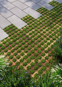 Бруківка рештіка міні дизайн Антік