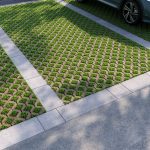 Бруківка решітка коричнева