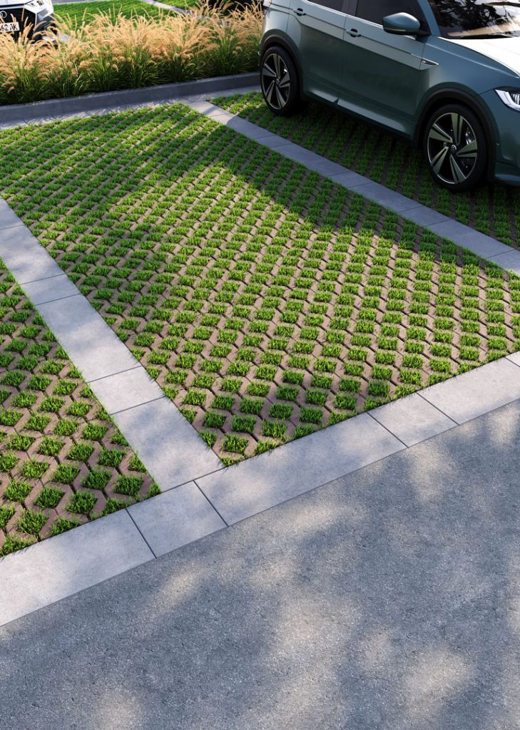 Бруківка решітка коричнева