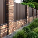 Парапети на паркан бетонні Антік