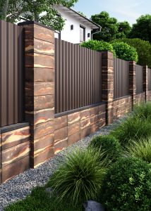 Парапети на паркан бетонні Антік