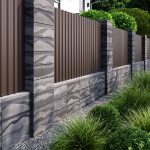 Парапети на паркан бетонні Графіт