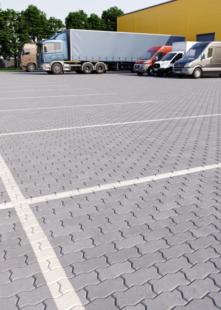 Тротуарна плитка Фалка сіра