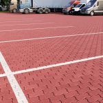 Тротуарна плитка Фалка червона