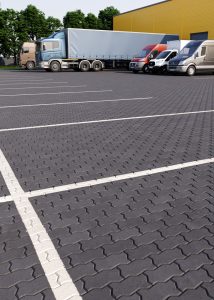 Тротуарна плитка Фалка чорна