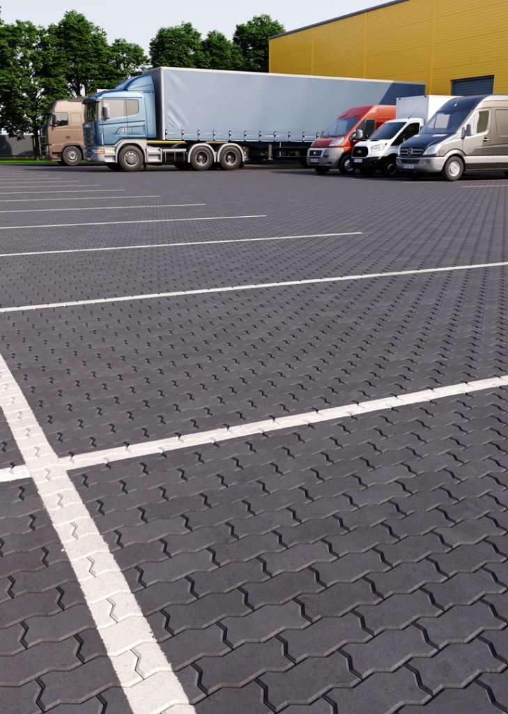 Тротуарна плитка Фалка чорна