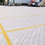 Тротуарна плитка Фалка біла