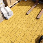 Бруківка Гантель жовта