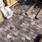 Бруківка Гантель дизайн Шоколад