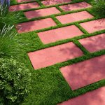 Газонна плитка червона