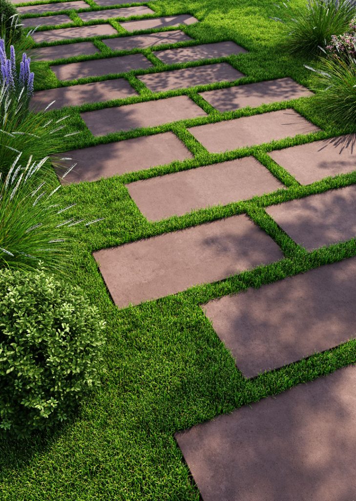Газонна бруківка коричнева