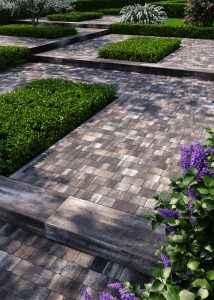 Львівська бруківка коричнева з білим шоколад