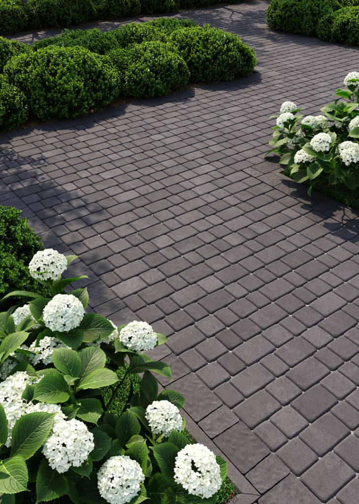 Бруківка Старе місто чорна