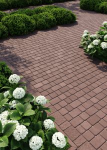 Бруківка Старе місто коричнева