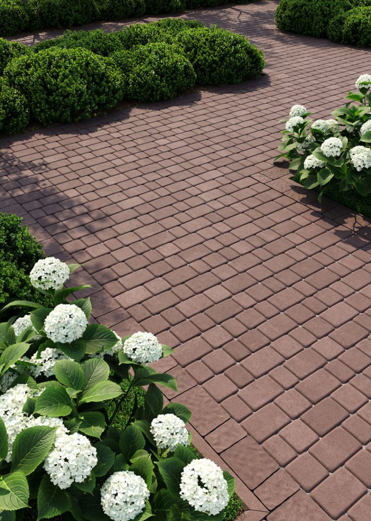 Бруківка Старе місто коричнева