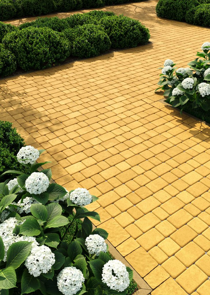 Львівська бруківка жовта