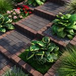 Палісад коричневий і бруківка