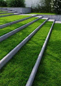 Поребрик садовий сірий