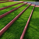 Поребрик садовий червоний