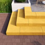 Сходинки бетонні жовті