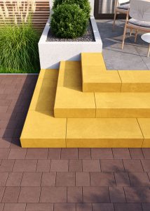 Сходинки бетонні жовті