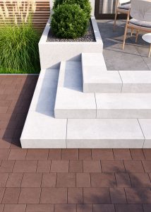 Сходинки бетонні білі
