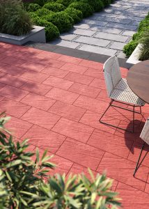 Терасна плитка червона