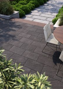 Терасна плитка чорна