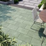 Терасна плитка зелена