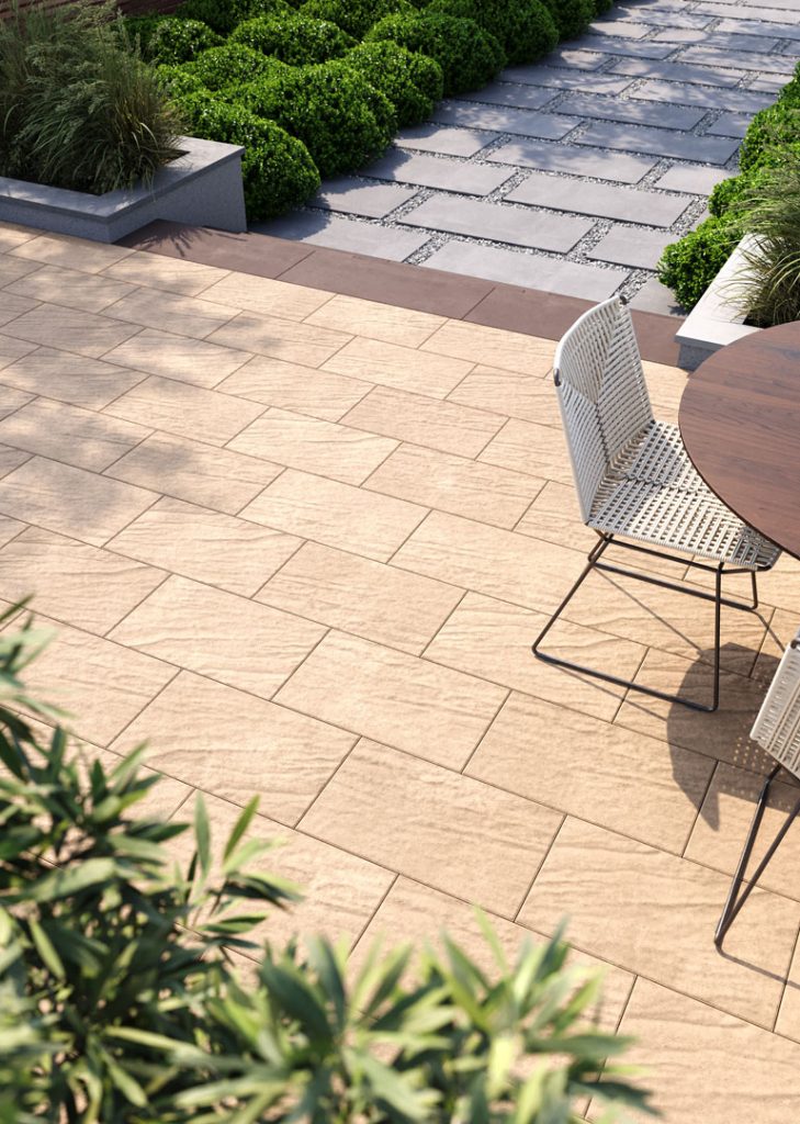 Терасна плитка бежева